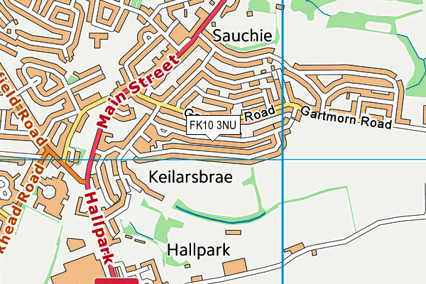 FK10 3NU map - OS VectorMap District (Ordnance Survey) FK10 3NU map - OS VectorMap District (Ordnance Survey)