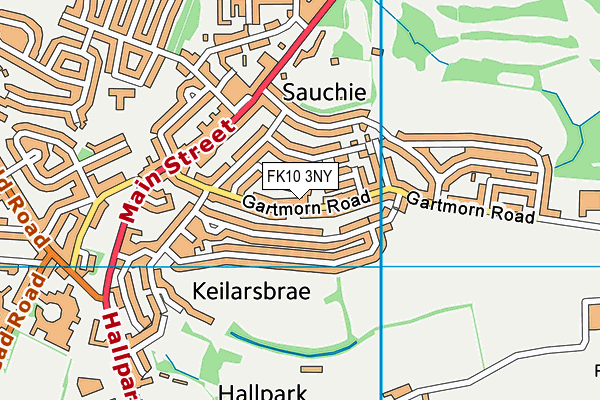 FK10 3NY map - OS VectorMap District (Ordnance Survey) FK10 3NY map - OS VectorMap District (Ordnance Survey)