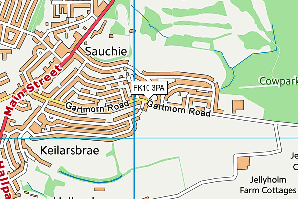 FK10 3PA map - OS VectorMap District (Ordnance Survey) FK10 3PA map - OS VectorMap District (Ordnance Survey)