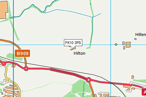 FK10 3PS map - OS VectorMap District (Ordnance Survey) FK10 3PS map - OS VectorMap District (Ordnance Survey)