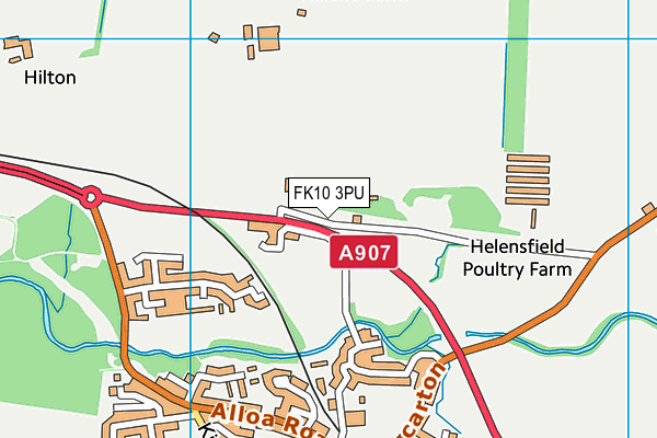 FK10 3PU map - OS VectorMap District (Ordnance Survey) FK10 3PU map - OS VectorMap District (Ordnance Survey)