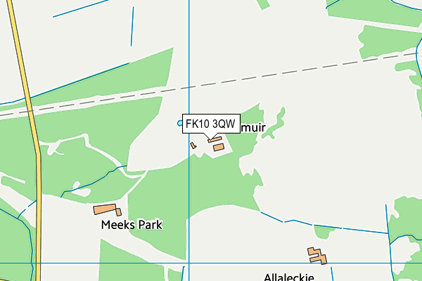 FK10 3QW map - OS VectorMap District (Ordnance Survey) FK10 3QW map - OS VectorMap District (Ordnance Survey)