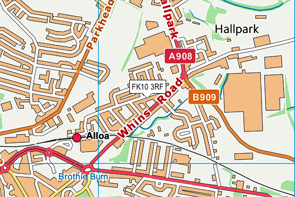 FK10 3RF map - OS VectorMap District (Ordnance Survey) FK10 3RF map - OS VectorMap District (Ordnance Survey)