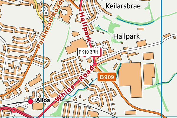 FK10 3RH map - OS VectorMap District (Ordnance Survey) FK10 3RH map - OS VectorMap District (Ordnance Survey)
