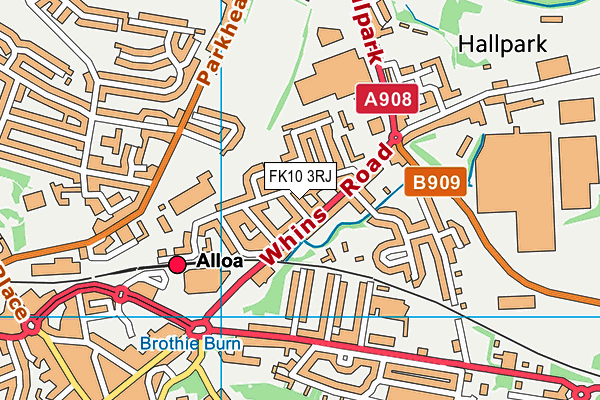 FK10 3RJ map - OS VectorMap District (Ordnance Survey) FK10 3RJ map - OS VectorMap District (Ordnance Survey)