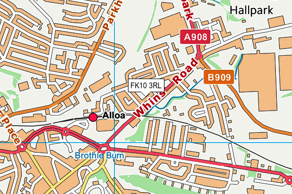 FK10 3RL map - OS VectorMap District (Ordnance Survey) FK10 3RL map - OS VectorMap District (Ordnance Survey)