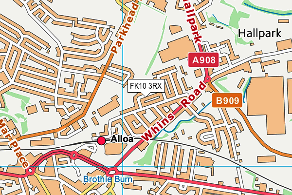 FK10 3RX map - OS VectorMap District (Ordnance Survey) FK10 3RX map - OS VectorMap District (Ordnance Survey)