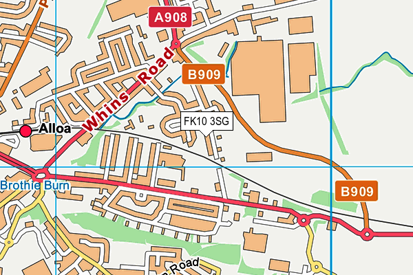 FK10 3SG map - OS VectorMap District (Ordnance Survey) FK10 3SG map - OS VectorMap District (Ordnance Survey)