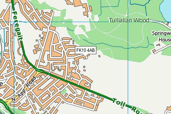 FK10 4AB map - OS VectorMap District (Ordnance Survey) FK10 4AB map - OS VectorMap District (Ordnance Survey)