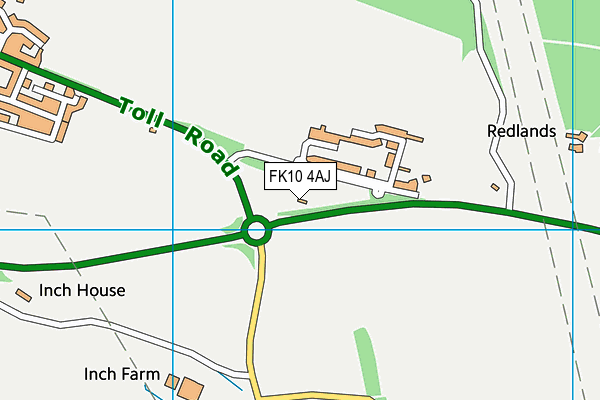 FK10 4AJ map - OS VectorMap District (Ordnance Survey) FK10 4AJ map - OS VectorMap District (Ordnance Survey)