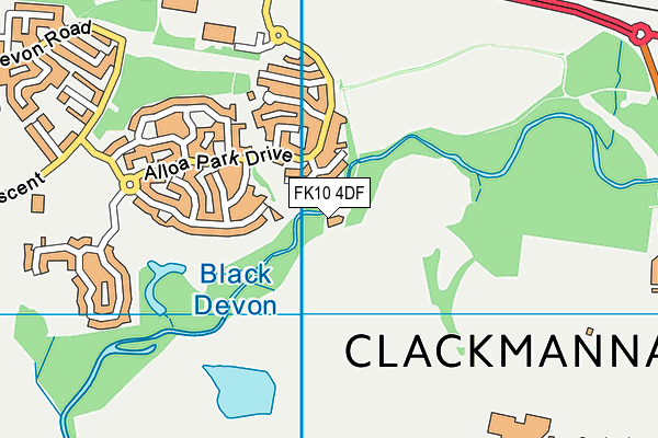 FK10 4DF map - OS VectorMap District (Ordnance Survey) FK10 4DF map - OS VectorMap District (Ordnance Survey)