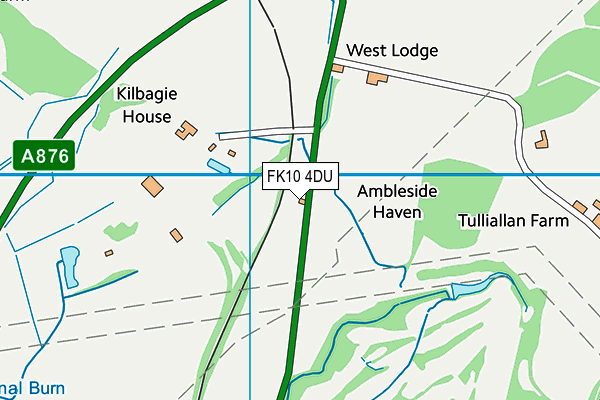 FK10 4DU map - OS VectorMap District (Ordnance Survey) FK10 4DU map - OS VectorMap District (Ordnance Survey)