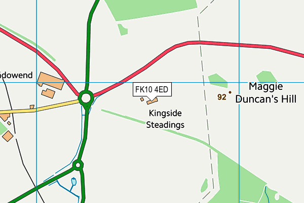 FK10 4ED map - OS VectorMap District (Ordnance Survey) FK10 4ED map - OS VectorMap District (Ordnance Survey)