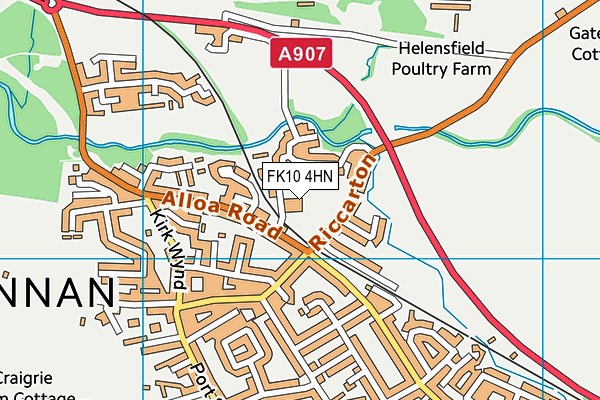 FK10 4HN map - OS VectorMap District (Ordnance Survey)