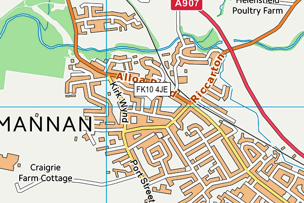 FK10 4JE map - OS VectorMap District (Ordnance Survey) FK10 4JE map - OS VectorMap District (Ordnance Survey)