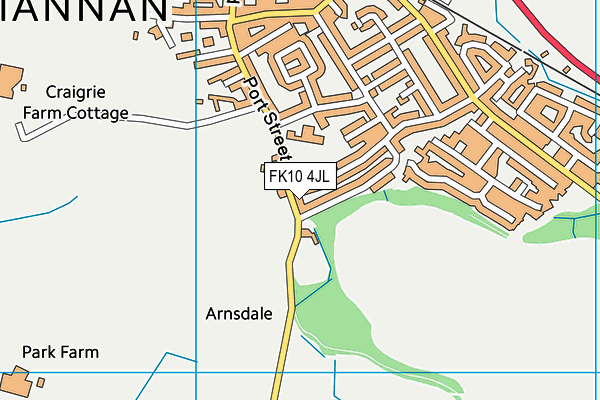 FK10 4JL map - OS VectorMap District (Ordnance Survey) FK10 4JL map - OS VectorMap District (Ordnance Survey)