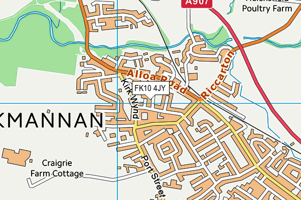 FK10 4JY map - OS VectorMap District (Ordnance Survey) FK10 4JY map - OS VectorMap District (Ordnance Survey)