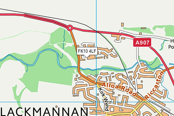FK10 4LF map - OS VectorMap District (Ordnance Survey) FK10 4LF map - OS VectorMap District (Ordnance Survey)