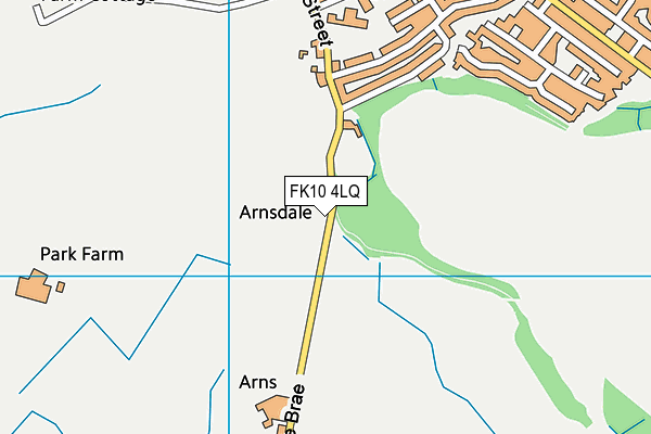 FK10 4LQ map - OS VectorMap District (Ordnance Survey) FK10 4LQ map - OS VectorMap District (Ordnance Survey)