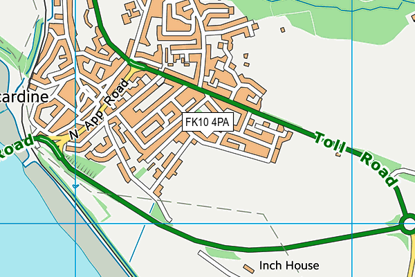 FK10 4PA map - OS VectorMap District (Ordnance Survey) FK10 4PA map - OS VectorMap District (Ordnance Survey)