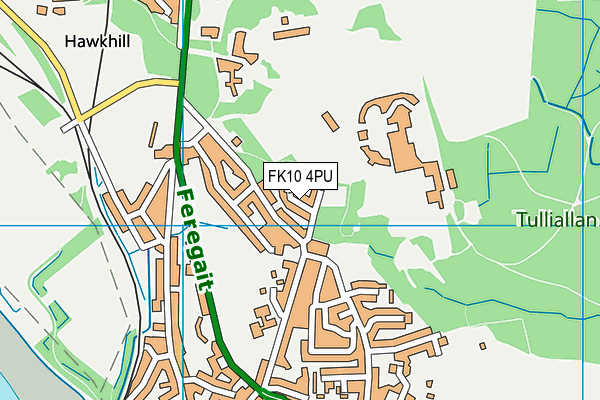 FK10 4PU map - OS VectorMap District (Ordnance Survey) FK10 4PU map - OS VectorMap District (Ordnance Survey)