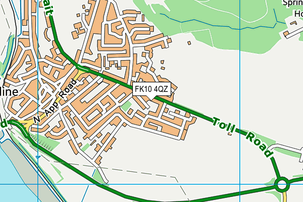 FK10 4QZ map - OS VectorMap District (Ordnance Survey) FK10 4QZ map - OS VectorMap District (Ordnance Survey)