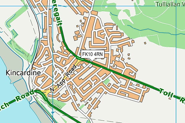 FK10 4RN map - OS VectorMap District (Ordnance Survey) FK10 4RN map - OS VectorMap District (Ordnance Survey)