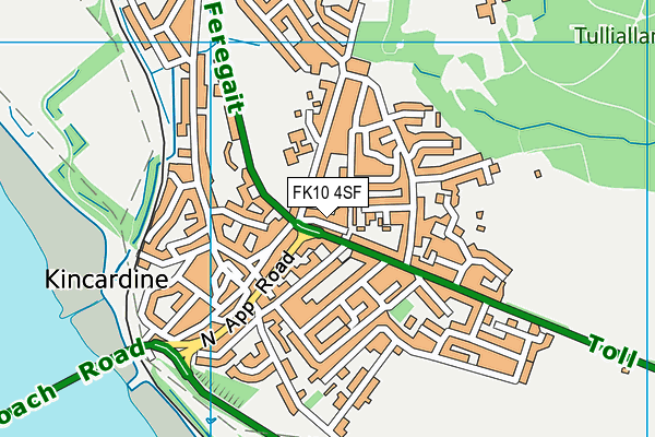 FK10 4SF map - OS VectorMap District (Ordnance Survey)