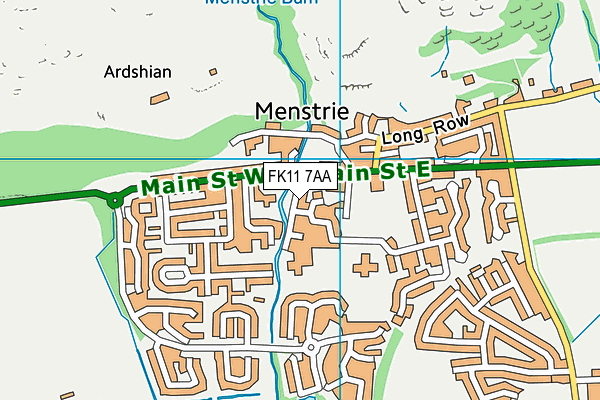 FK11 7AA map - OS VectorMap District (Ordnance Survey) FK11 7AA map - OS VectorMap District (Ordnance Survey)