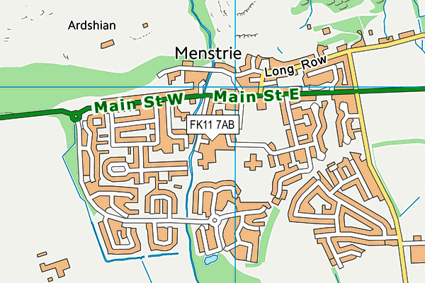 FK11 7AB map - OS VectorMap District (Ordnance Survey) FK11 7AB map - OS VectorMap District (Ordnance Survey)