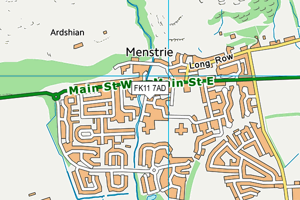 FK11 7AD map - OS VectorMap District (Ordnance Survey) FK11 7AD map - OS VectorMap District (Ordnance Survey)
