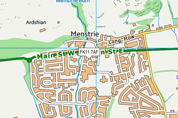 FK11 7AF map - OS VectorMap District (Ordnance Survey) FK11 7AF map - OS VectorMap District (Ordnance Survey)