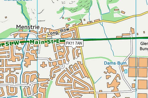 FK11 7AN map - OS VectorMap District (Ordnance Survey) FK11 7AN map - OS VectorMap District (Ordnance Survey)