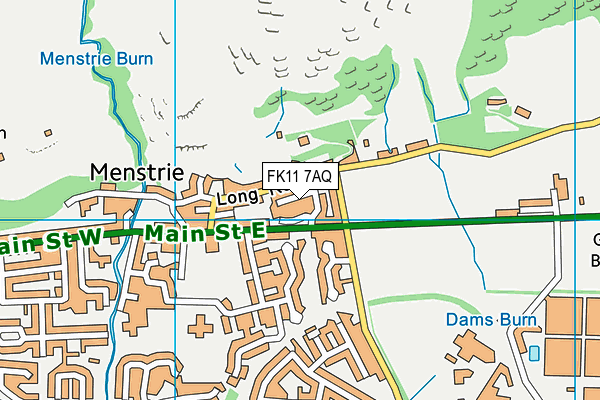 FK11 7AQ map - OS VectorMap District (Ordnance Survey) FK11 7AQ map - OS VectorMap District (Ordnance Survey)