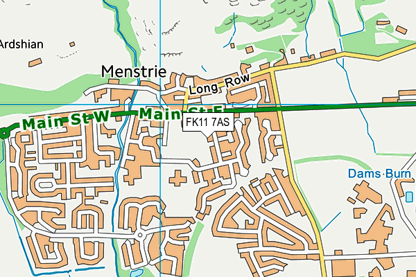 FK11 7AS map - OS VectorMap District (Ordnance Survey) FK11 7AS map - OS VectorMap District (Ordnance Survey)