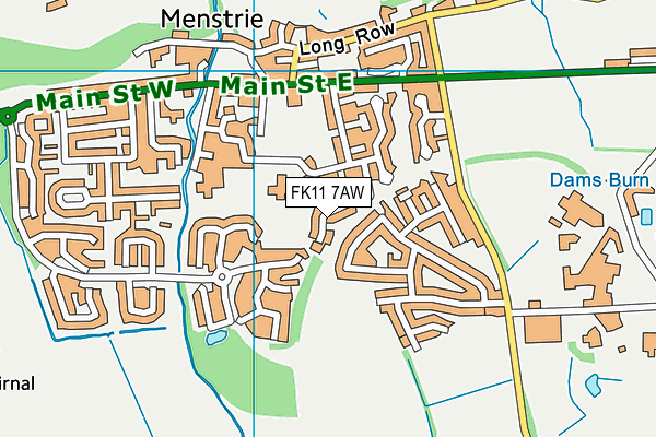 FK11 7AW map - OS VectorMap District (Ordnance Survey) FK11 7AW map - OS VectorMap District (Ordnance Survey)