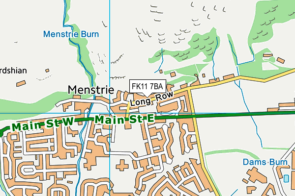 FK11 7BA map - OS VectorMap District (Ordnance Survey) FK11 7BA map - OS VectorMap District (Ordnance Survey)