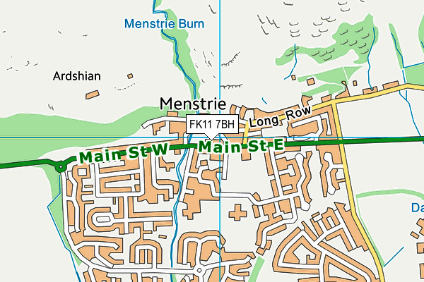 FK11 7BH map - OS VectorMap District (Ordnance Survey) FK11 7BH map - OS VectorMap District (Ordnance Survey)