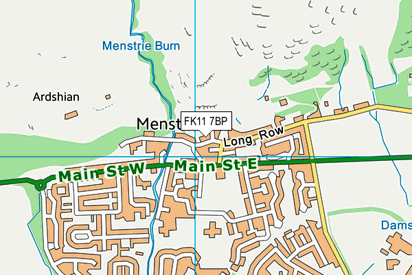 FK11 7BP map - OS VectorMap District (Ordnance Survey) FK11 7BP map - OS VectorMap District (Ordnance Survey)