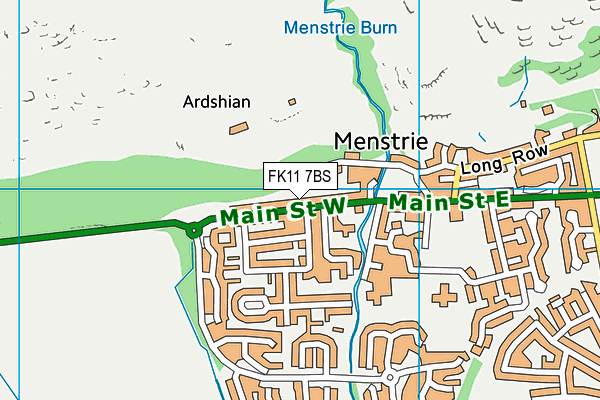 FK11 7BS map - OS VectorMap District (Ordnance Survey) FK11 7BS map - OS VectorMap District (Ordnance Survey)