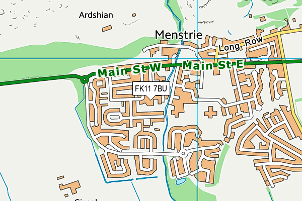 FK11 7BU map - OS VectorMap District (Ordnance Survey) FK11 7BU map - OS VectorMap District (Ordnance Survey)
