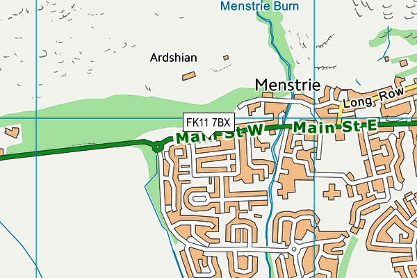 FK11 7BX map - OS VectorMap District (Ordnance Survey) FK11 7BX map - OS VectorMap District (Ordnance Survey)