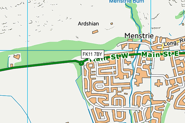 FK11 7BY map - OS VectorMap District (Ordnance Survey) FK11 7BY map - OS VectorMap District (Ordnance Survey)