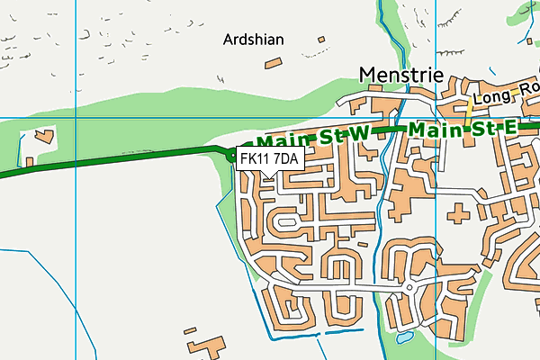 FK11 7DA map - OS VectorMap District (Ordnance Survey) FK11 7DA map - OS VectorMap District (Ordnance Survey)