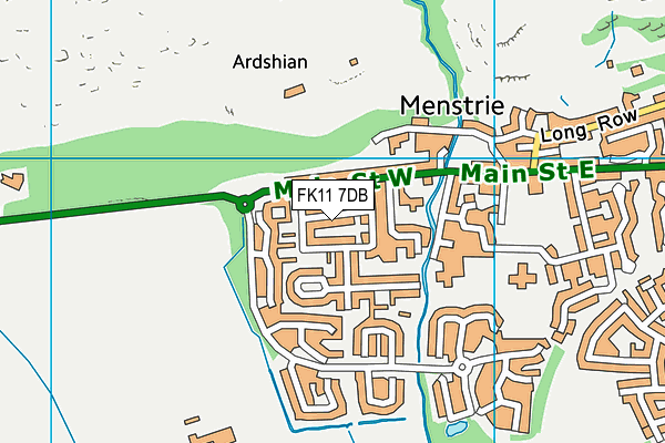 FK11 7DB map - OS VectorMap District (Ordnance Survey) FK11 7DB map - OS VectorMap District (Ordnance Survey)