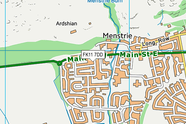 FK11 7DD map - OS VectorMap District (Ordnance Survey) FK11 7DD map - OS VectorMap District (Ordnance Survey)