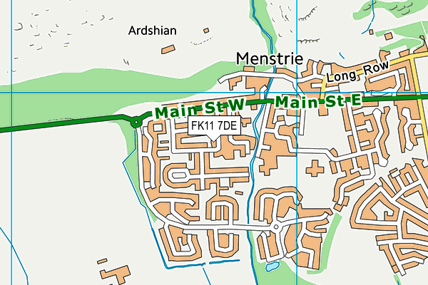 FK11 7DE map - OS VectorMap District (Ordnance Survey) FK11 7DE map - OS VectorMap District (Ordnance Survey)