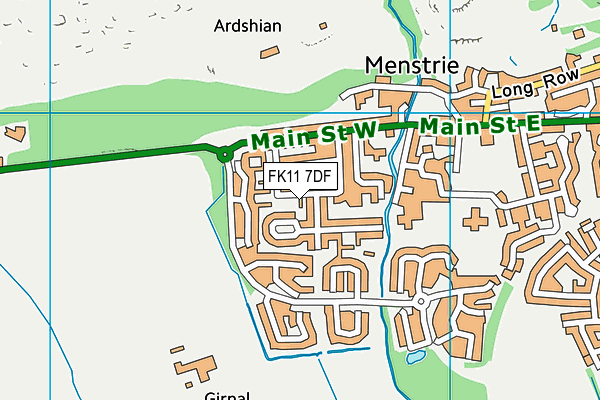 FK11 7DF map - OS VectorMap District (Ordnance Survey) FK11 7DF map - OS VectorMap District (Ordnance Survey)