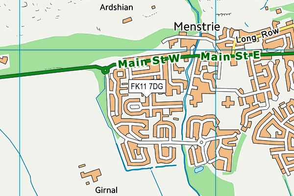 FK11 7DG map - OS VectorMap District (Ordnance Survey) FK11 7DG map - OS VectorMap District (Ordnance Survey)
