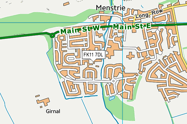 FK11 7DL map - OS VectorMap District (Ordnance Survey) FK11 7DL map - OS VectorMap District (Ordnance Survey)